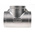 RS PRO Stainless Steel Pipe Fitting, Tee Circular Tee, Female G 1-1/2in x Female G 1-1/2in x Female G 1-1/2in
