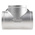 RS PRO Stainless Steel Pipe Fitting, Tee Circular Tee, Female G 2in x Female G 2in x Female G 2in