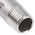 RS PRO Stainless Steel Pipe Fitting, Straight Circular Barrel Nipple, Male R 1/4in x Male R 1/4in