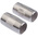 RS PRO Stainless Steel Pipe Fitting, Straight Circular Barrel Nipple, Male R 1in x Male R 1in