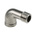 RS PRO Stainless Steel Pipe Fitting, 90° Circular Elbow, Female R 3/8in x Male R 3/8in