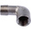 RS PRO Stainless Steel Pipe Fitting, 90° Circular Elbow, Female R 1/2in x Male R 1/2in