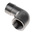 RS PRO Stainless Steel Pipe Fitting, 90° Circular Elbow, Female R 1in x Male R 1in