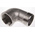 RS PRO Stainless Steel Pipe Fitting, 90° Circular Elbow, Female R 1-1/2in x Male R 1-1/2in