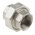 RS PRO Stainless Steel Pipe Fitting, Straight Octagon Union, Female G 3/4in x Female G 3/4in