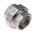 RS PRO Stainless Steel Pipe Fitting, Straight Decagon Union, Female G 1-1/2in x Female G 1-1/2in