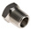 RS PRO Stainless Steel Pipe Fitting, Straight Hexagon Bush, Male R 3/8in x Female Rc 1/4in