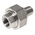 RS PRO Stainless Steel Pipe Fitting, Straight Octagon Union, Male R 1/2in x Female Rc 1/2in