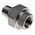 RS PRO Stainless Steel Pipe Fitting, Straight Octagon Union, Male R 1in x Female Rc 1in