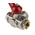 RS PRO Brass Reduced Bore, 3 Way, Ball Valve, BSPP 1/2in, 40bar Operating Pressure