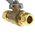 RS PRO Brass Reduced Bore, 2 Way, Ball Valve 15mm, 15mm