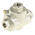 RS PRO Brass Reduced Bore, 3 Way, Ball Valve, BSPP 1/4in, 30bar Operating Pressure