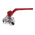 RS PRO Brass Reduced Bore, 3 Way, Ball Valve, BSPP 1/2in, 40bar Operating Pressure