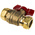 RS PRO Brass Full Bore, 2 Way, Ball Valve, BSPP 22mm, 22mm