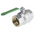 RS PRO Brass Full Bore, 2 Way, Ball Valve, BSPP 2in, 40bar Operating Pressure