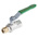RS PRO Brass Full Bore, 2 Way, Ball Valve, BSPP 3/8in