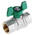 RS PRO Brass Full Bore, 2 Way, Ball Valve, BSPP 1/2in