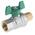 RS PRO Brass Full Bore, 2 Way, Ball Valve, BSPP 1/2in