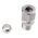 Legris Stainless Steel Pipe Fitting, Straight Hexagon Coupler, Male BSP 3/8in