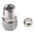 Legris Stainless Steel Pipe Fitting, Straight Hexagon Coupler, Male BSP 3/8in
