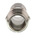 Legris Stainless Steel Pipe Fitting, Straight Hexagon Tailpiece Adapter, Male R 1/2in x Male