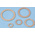 Watts 50 x Washer & Seal Kit, 7 Compartments