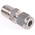 Parker Stainless Steel Pipe Fitting, Straight Coupler NPT 1/4in