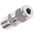 Parker Stainless Steel Pipe Fitting, Straight Coupler, Male NPT 1/4in