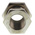 Legris Stainless Steel Pipe Fitting, Straight Hexagon Bulkhead Adapter, Female G 1/2in