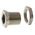 Legris Stainless Steel Pipe Fitting, Straight Hexagon Bulkhead Adapter, Female G 1/2in