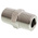 Legris Stainless Steel Pipe Fitting, Straight Hexagon Coupler, Male R 1/4in x Male R 1/4in
