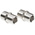Legris Stainless Steel Pipe Fitting, Straight Hexagon Coupler, Male R 1/2in x Male R 1/2in