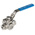 RS PRO Stainless Steel L Port, 3 Way, Ball Valve, BSPP 1/4in, 68bar Operating Pressure