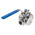 RS PRO Stainless Steel T Port, 3 Way, Ball Valve, BSPP 3/4in, 68bar Operating Pressure