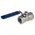 RS PRO Stainless Steel Reduced Bore, 2 Way, Ball Valve, BSPP 3/4in, 68bar Operating Pressure