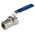 RS PRO Stainless Steel Reduced Bore, 2 Way, Ball Valve, BSPP 3/4in, 68bar Operating Pressure