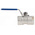 RS PRO Stainless Steel Reduced Bore, 2 Way, Ball Valve, BSPP 1in, 68bar Operating Pressure