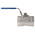 RS PRO Stainless Steel Reduced Bore, 2 Way, Ball Valve, BSPP 1 1/4in, 68bar Operating Pressure