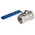 RS PRO Stainless Steel Reduced Bore, 2 Way, Ball Valve, BSPP 38.1mm, 68bar Operating Pressure