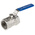 RS PRO Stainless Steel Reduced Bore, 2 Way, Ball Valve, BSPP 38.1mm, 68bar Operating Pressure