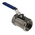 RS PRO Stainless Steel Reduced Bore, 2 Way, Ball Valve, BSPP 2in, 68bar Operating Pressure