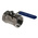 RS PRO Stainless Steel Reduced Bore, 2 Way, Ball Valve, BSPP 2in, 68bar Operating Pressure