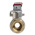 RS PRO Brass Full Bore, 2 Way, Ball Valve, BSPP 3/8in, 30 → 40bar Operating Pressure