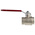 RS PRO Brass Full Bore, 2 Way, Ball Valve, BSPP 3/4in, 40 → 30bar Operating Pressure