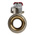 RS PRO Brass Full Bore, 2 Way, Ball Valve, BSPP 3/4in, 40 → 30bar Operating Pressure