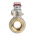 RS PRO Brass Full Bore, 2 Way, Ball Valve, BSPP 1/2in, 40 → 30bar Operating Pressure
