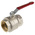 RS PRO Brass Full Bore, 2 Way, Ball Valve, BSPP 2in, 40 → 30bar Operating Pressure