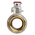 RS PRO Brass Full Bore, 2 Way, Ball Valve, BSPP 1 1/4in, 40 → 30bar Operating Pressure