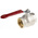 RS PRO Brass Full Bore, 2 Way, Ball Valve, BSPP 38.1mm, 40 → 30bar Operating Pressure