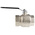 RS PRO Nickel Plated Brass Full Bore, 2 Way, Ball Valve, BSPP 2in, 40bar Operating Pressure